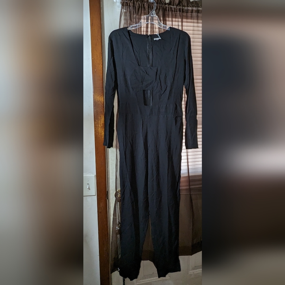 New Small Tavik Jumpsuit, black, long sleeve